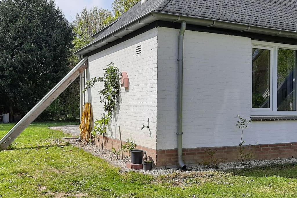 Vrijstaande Recreatievilla Met Ruime Omheinde Tuin Posterholt Exterior foto