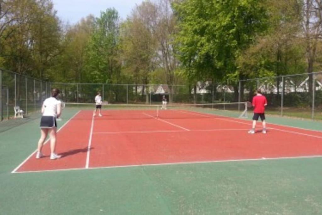 Vrijstaande Recreatievilla Met Ruime Omheinde Tuin Posterholt Exterior foto