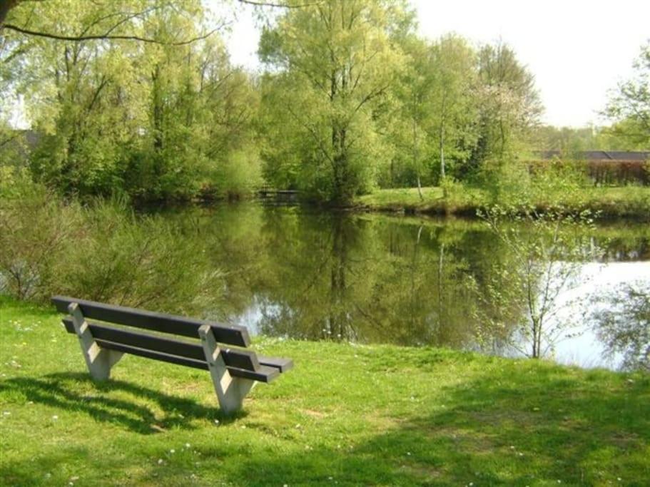 Vrijstaande Recreatievilla Met Ruime Omheinde Tuin Posterholt Exterior foto